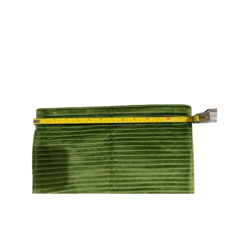 Lillian August Home Ribbed Velvet 15x22 Two Pillow Covers Set| Olive Green